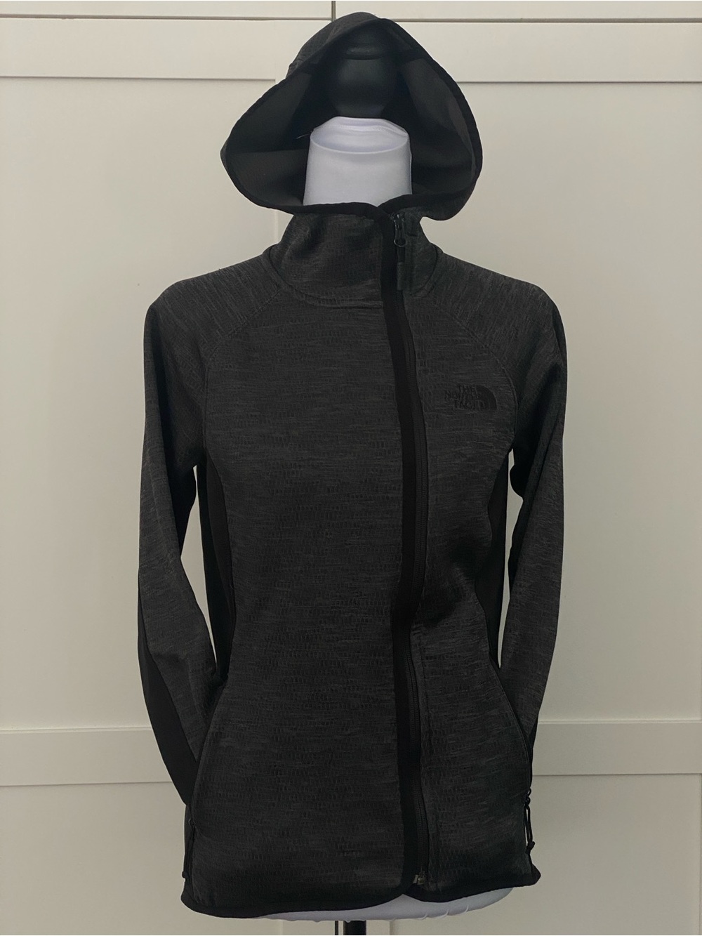 The North Face Arcata Full Zip Hooded Fleece Utility Jacket Size Small Gorpcore